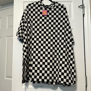 Dressed in Lala Checkered Top 3XL
